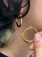 گوشواره حلقه ایی آکوا